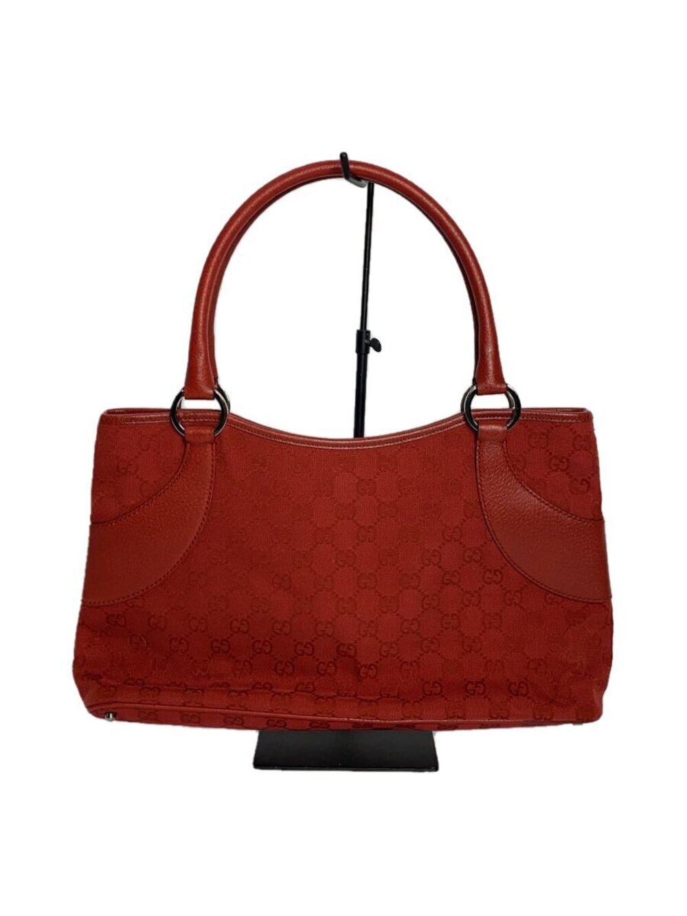 Gucci Handbag Canvas RED All over
